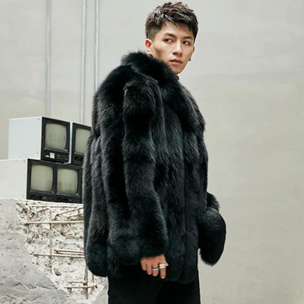 ジャケット・アウター luxury fur coat Denny&Dora Winter Thick Warm Natural Real Fox Fur Coat Natural Fur